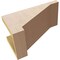 Ekena Millwork 6"W x 12"D x 6"H Wide Burlington Rough Cedar Woodgrain TimberThane Corbel, Primed Tan CORUR06X12X06BURRCPR - alternate 5